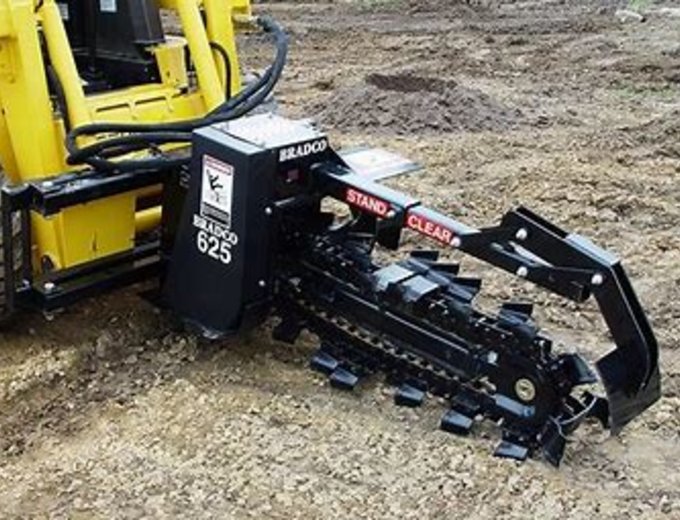 Skid Steer Attachments | Buy USED PALADIN 625  TRENCHER Online