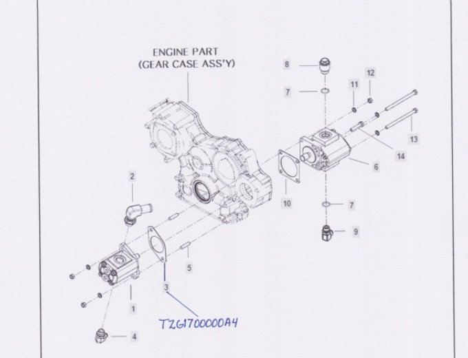 Gasket - Packing for Pump # NT34690000A3