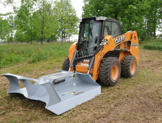 Skid Steer Attachments | Buy Used Skid Steer Rotary Brush Cutter Online