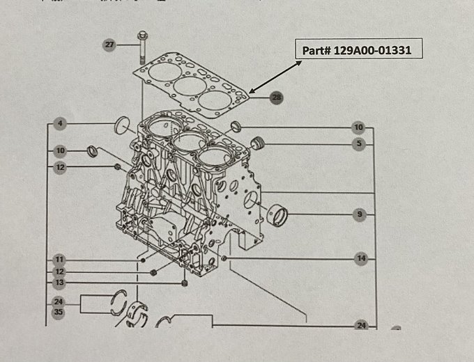 TYM Head Gasket | Buy TYM Head Gasket Online