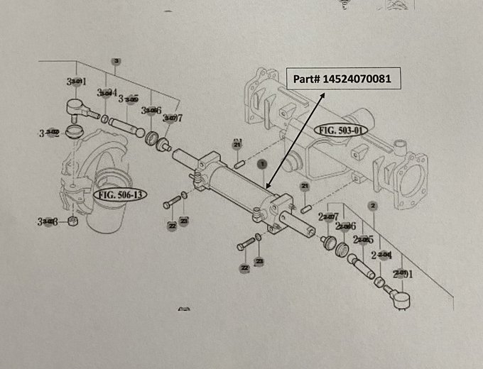 TYM Steering Cylinders | TYM Steering Cylinder For Sale Near Me