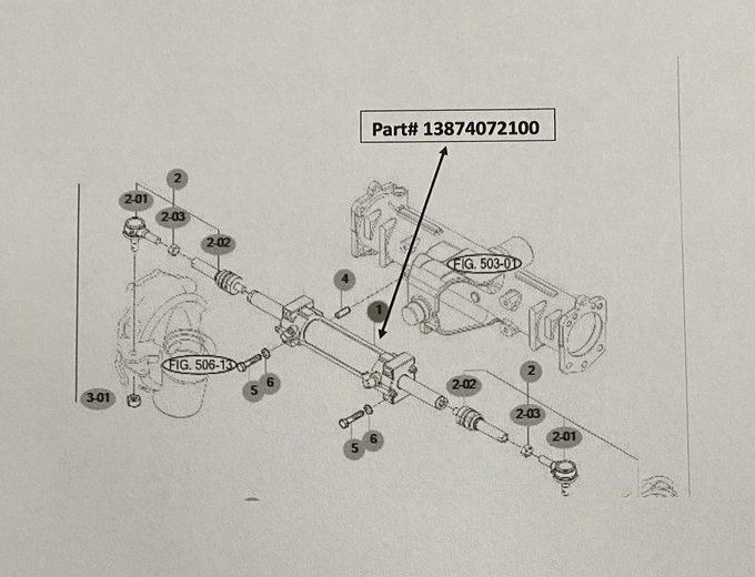 TYM Steering Cylinders | Buy TYM Steering Cylinder Online