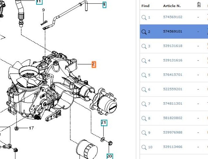 Transmission Pump Left Side 574569101