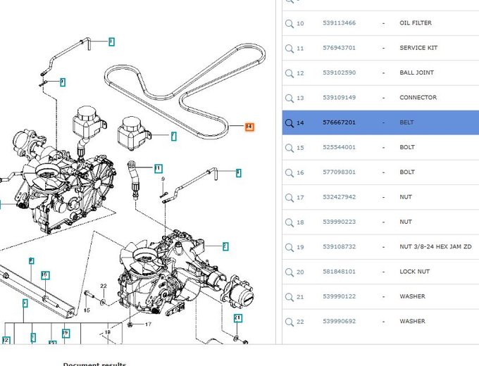 Drive Belt 576667201