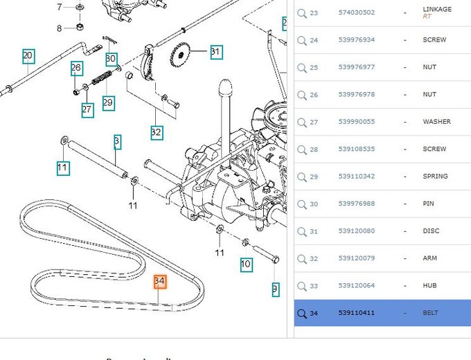 Husqvarna Belts | Drive Belt 539110411 For Sale Near Me