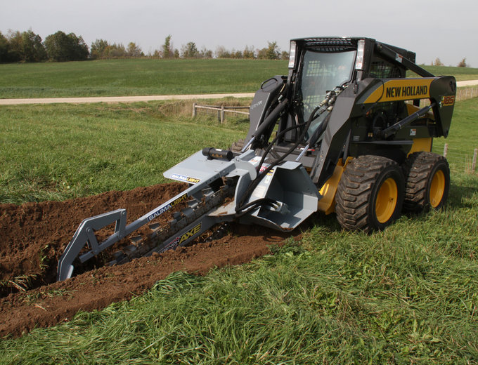 Skid Steer Attachments | Get Price for Trencher for Skidsteer