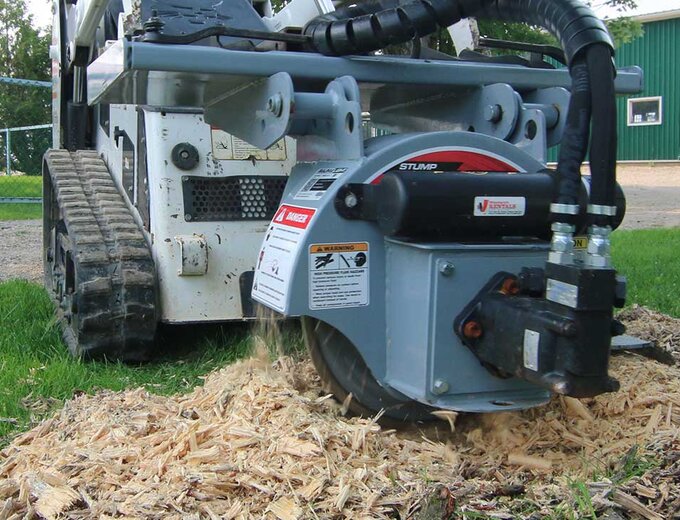 Skid Steer Attachments | Get Price for Mini Skid Steer Stump Grinder - S14